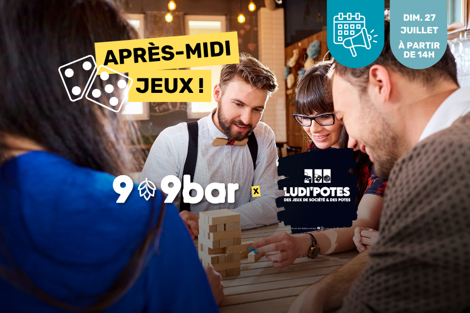 Dimanche après-midi jeux au 9-9bar !