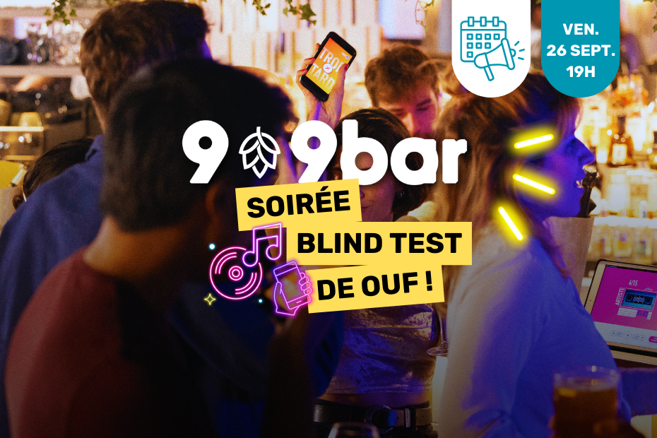 Soirée blind test 9-9bar