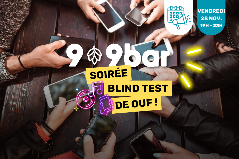 soirée blind test au 9-9bar