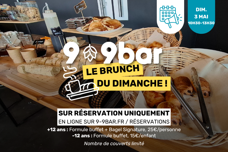Brunch du 9-9bar dimanche 3 mai 2026