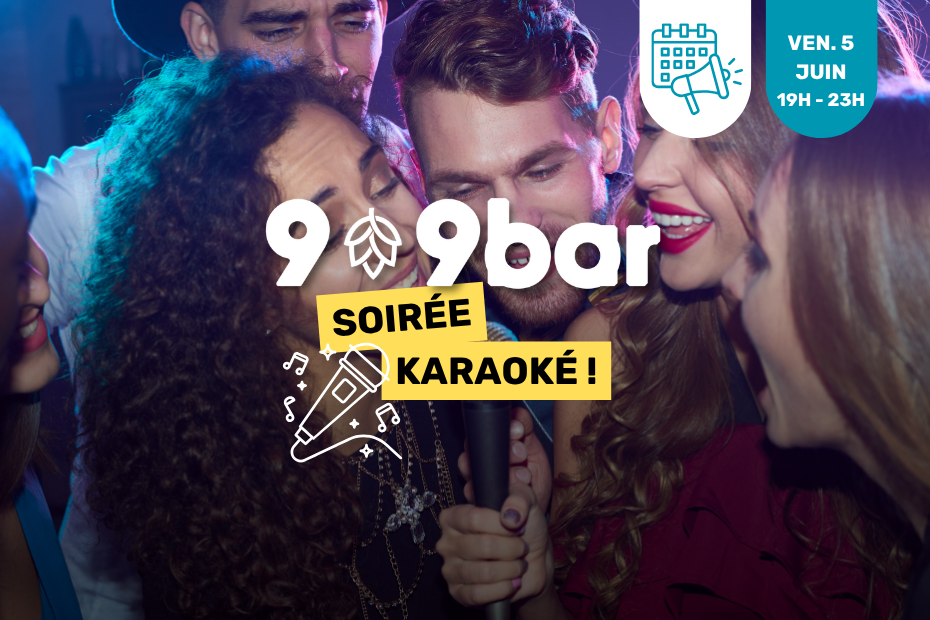 Soirée Karaoké 5 juin 2026 9-9bar Oignies