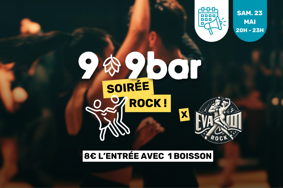 soirée rock 9-9bar 23 mai 2026