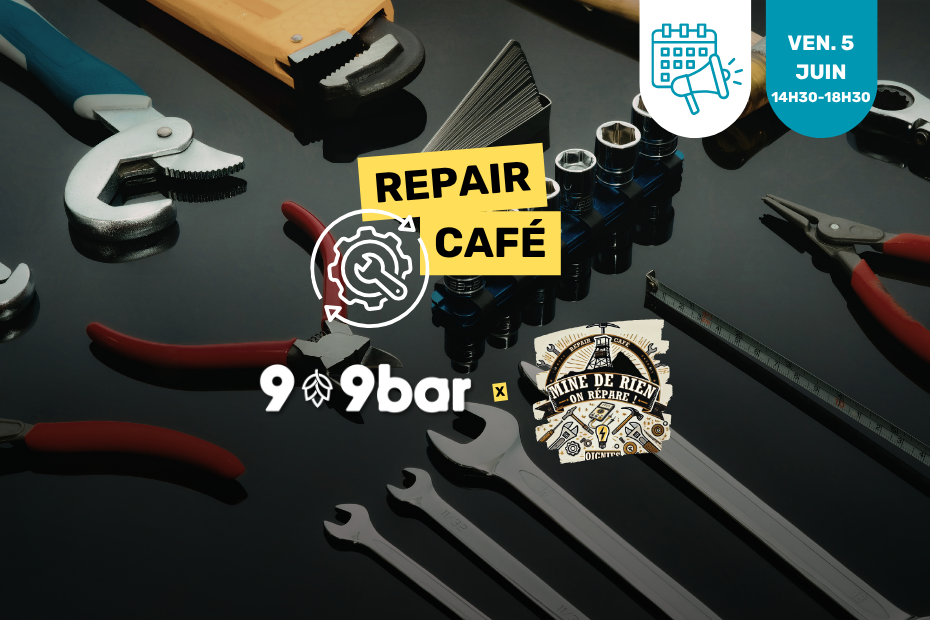 repair cafe 5 juin 2026 9-9bar Oignies
