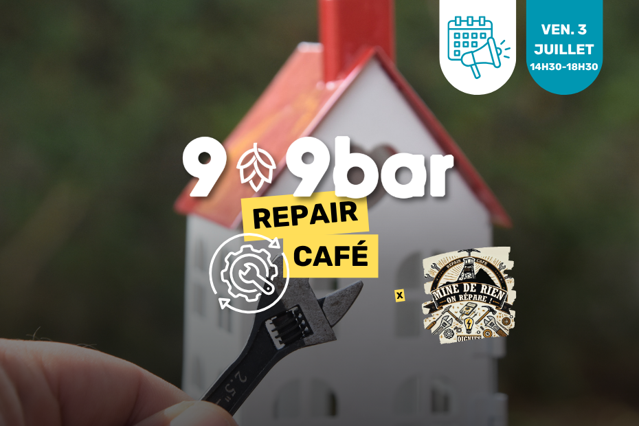 repair cafe 9-9bar oignies 3 juillet 2026